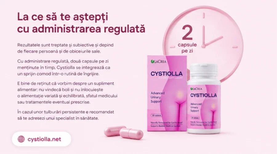 Cystiolla — постепенни резултати при редовен прием