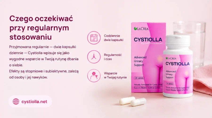 Cystiolla — постепенни резултати при редовен прием