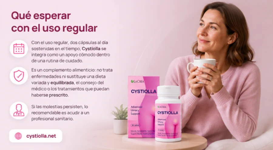 Cystiolla — resultados graduales con el uso regular